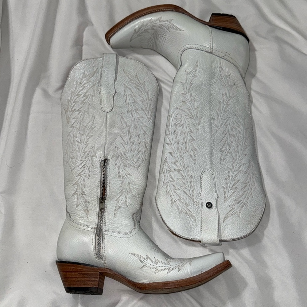 White Cowboy Boots